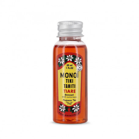 Monoi solaire tiki tahiti tiaré 30ml