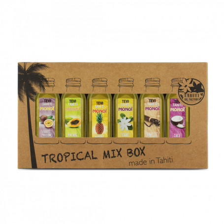 Pack monoi Tropical mix Tevi Tahiti x6 30ml