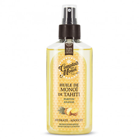 Huile de Monoï de Tahiti Comptoir des Monoï Ananas 100ml