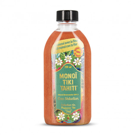 Monoi Tiki Tahiti Coco Séduction collection or 120ml